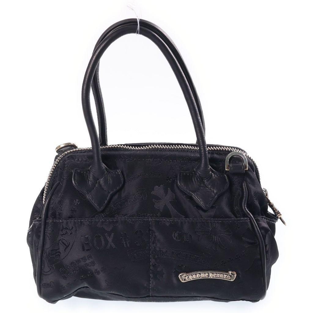 CHROME HEARTS(クロムハーツ) Mochita Stencil Nylon Hand Bag モチタ ステンシルナイロンハンドバッグ ブラック レディース