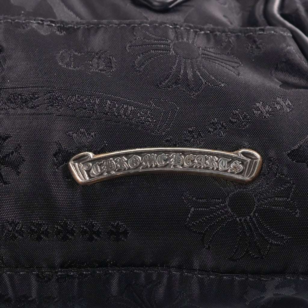 CHROME HEARTS(クロムハーツ) Mochita Stencil Nylon Hand Bag モチタ ステンシルナイロンハンドバッグ ブラック レディース