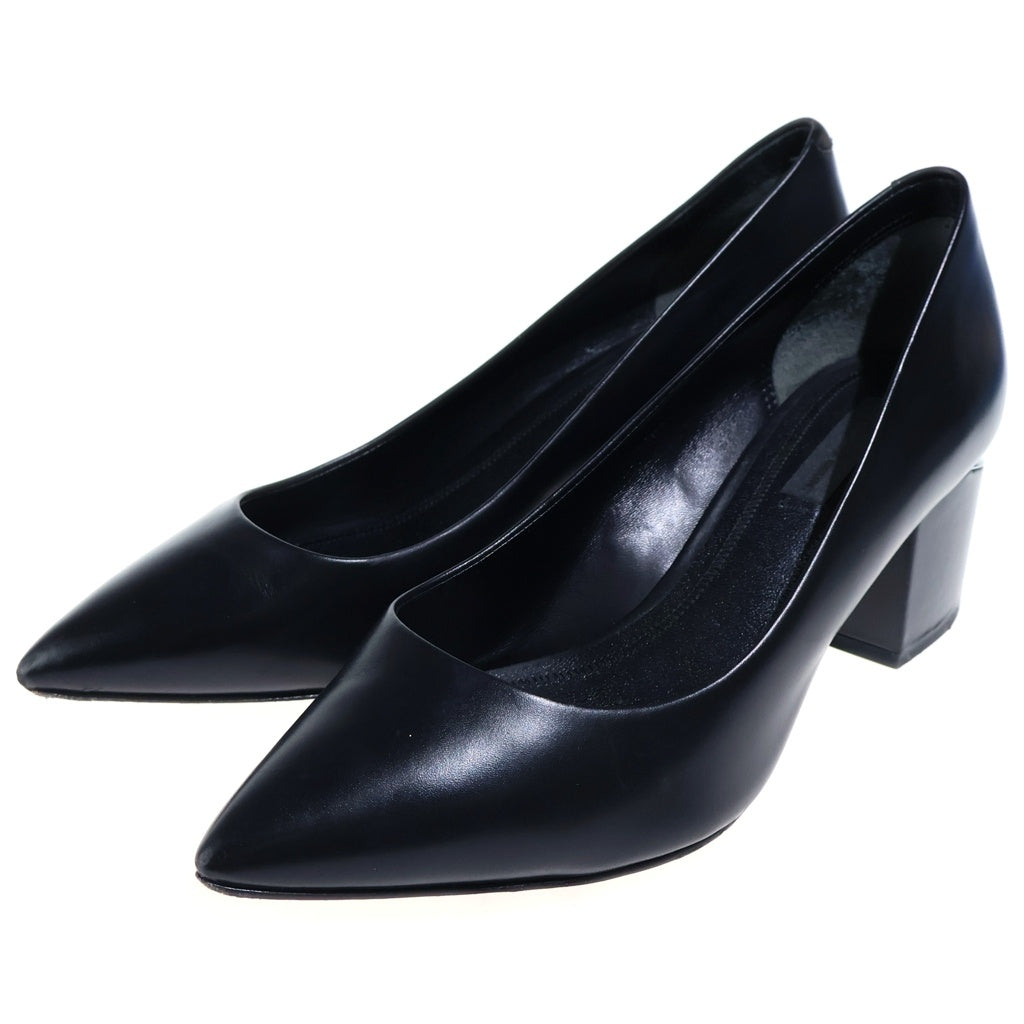 ALEXANDER WANG(アレキサンダーワン) メタルパンプス レザー ヒールブーツ パンプス ブラック レディース 303114S16