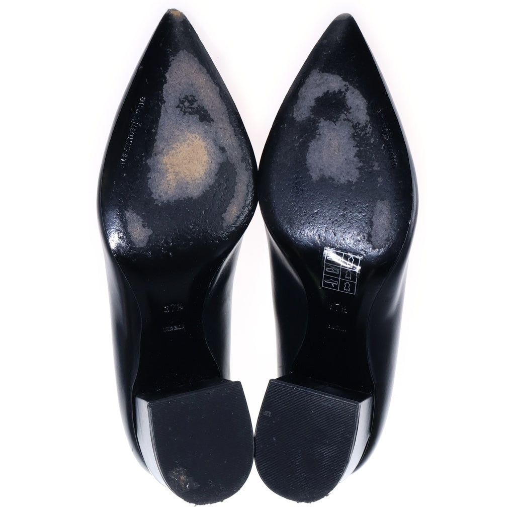 ALEXANDER WANG(アレキサンダーワン) メタルパンプス レザー ヒールブーツ パンプス ブラック レディース 303114S16