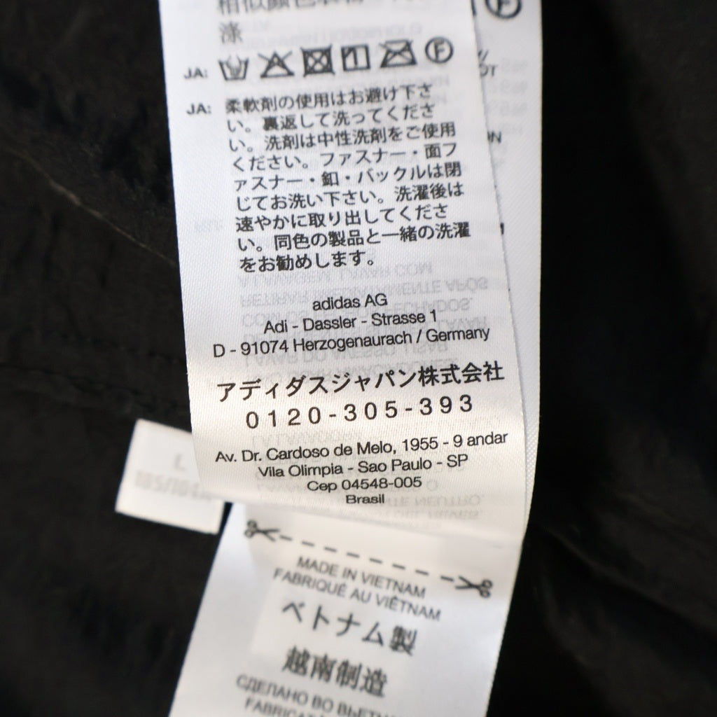 Y-3(ワイスリー) PLACED GRAPHIC SHORT SLEEVE LONG SHIRT プレースト グラフィック オープンカラー ロング 半袖シャツ ブラック KR0169