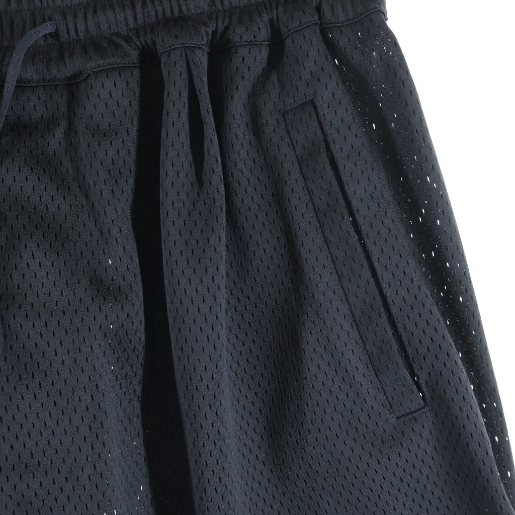 Y-3(ワイスリー) US MESH SHORTS ロゴデザイン ドローストリング メッシュ ショートパンツ ブラック KF1083