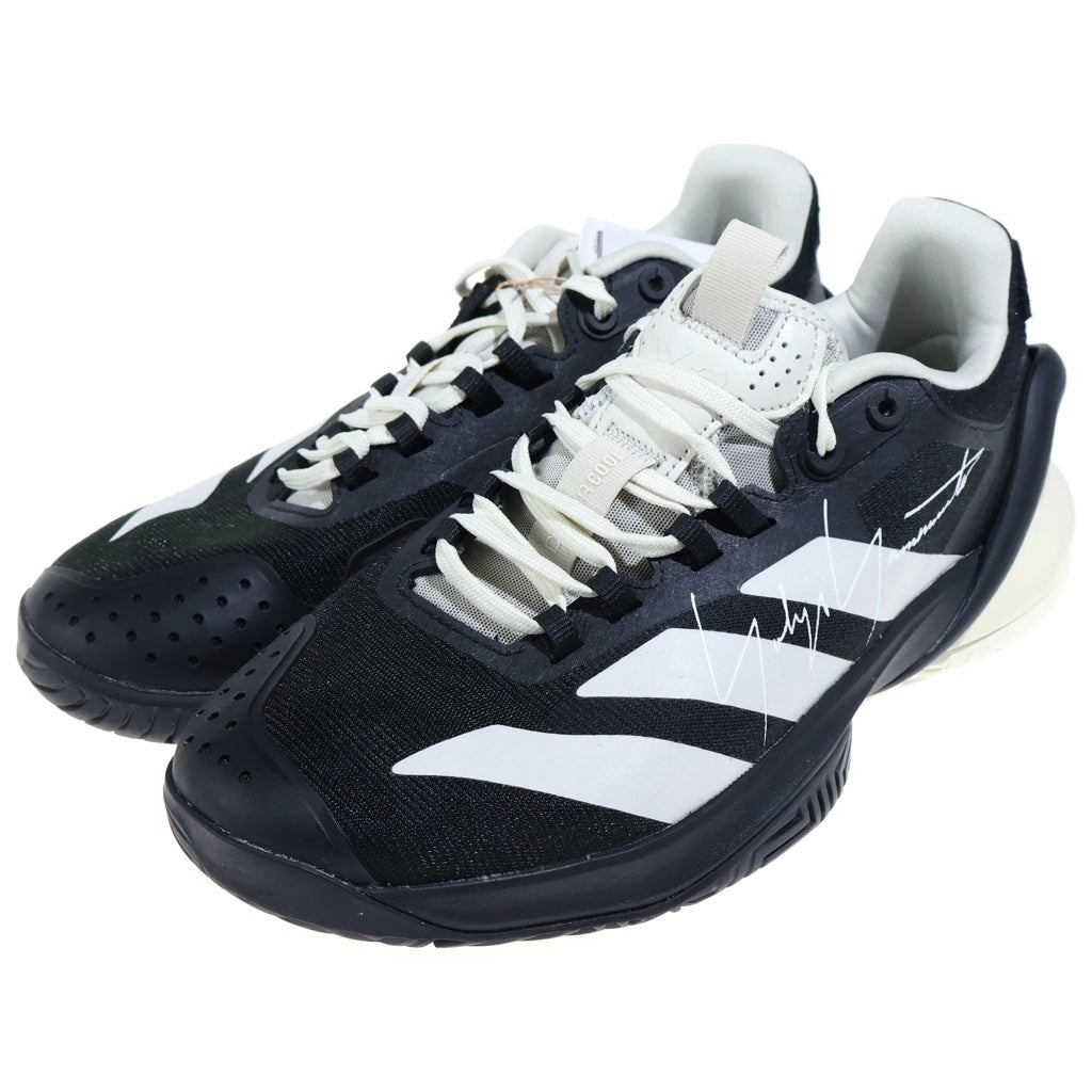 Y-3(ワイスリー) ADIZERO CYBERSONIC 2 TENNIS アディゼロ サイバーソニック ツー テニス ローカットスニーカー ブラック US8/26cm JR4348