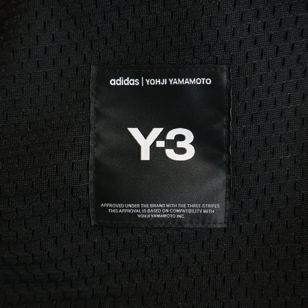 Y-3(ワイスリー) US MESH SHORTS ロゴデザイン ドローストリング メッシュ ショートパンツ ブラック KF1083
