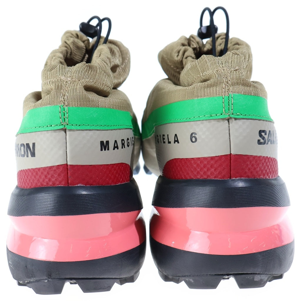 MM6 Maison Margiela(エムエムシックスメゾンマルジェラ) ×SALOMON サロモン CROSS LOW クロス ロー ローカットスニーカー グリーン/ベージュ UK9.5/28cm 471698