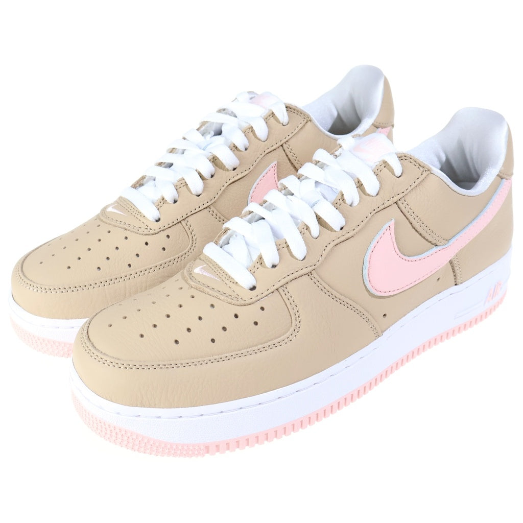 NIKE(ナイキ) AIR FORCE 1 LOW RETRO LINEN エアフォース1 レトロ リネン ローカットスニーカー ブラウン/ピンク US10/28cm 845053-201
