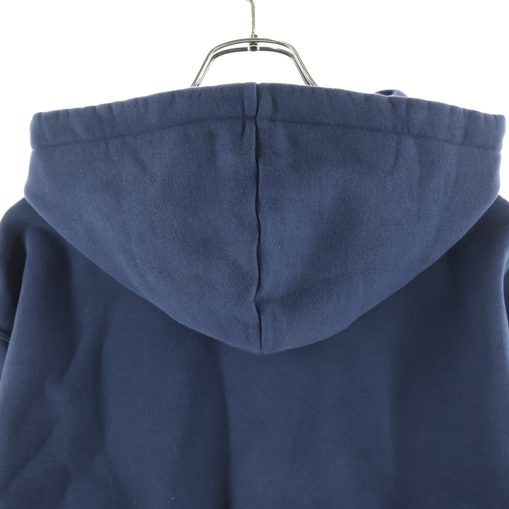 CELINE(セリーヌ) CROPPED HOODIE クロップド丈 トリンオフ柄 フーデッド スウェット パーカー ネイビー RY0OL1233.07OW