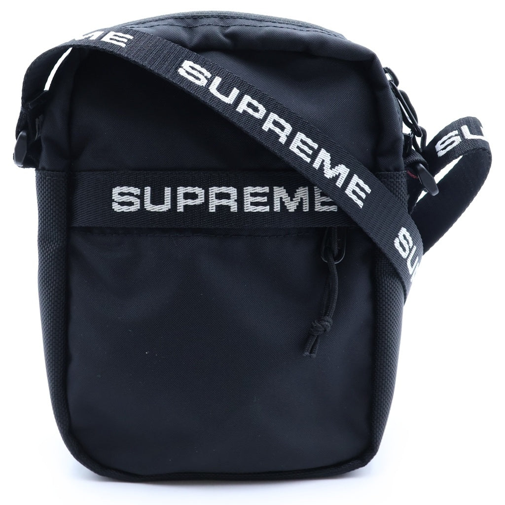 SUPREME(シュプリーム) 22AW Shoulder Bag ロゴデザイン ショルダーバッグ ブラック