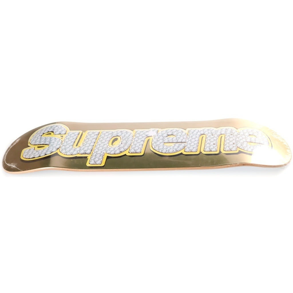 SUPREME(シュプリーム) 22SS Bling Box Logo Skateboard ブリン ボックスロゴデザイン スケートボード ゴールド