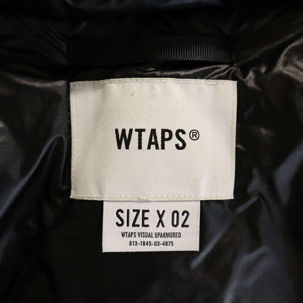 WTAPS(ダブルタップス) ナイロンリップストップダウンジャケット アウター ブラック 232BRDT-JKM05