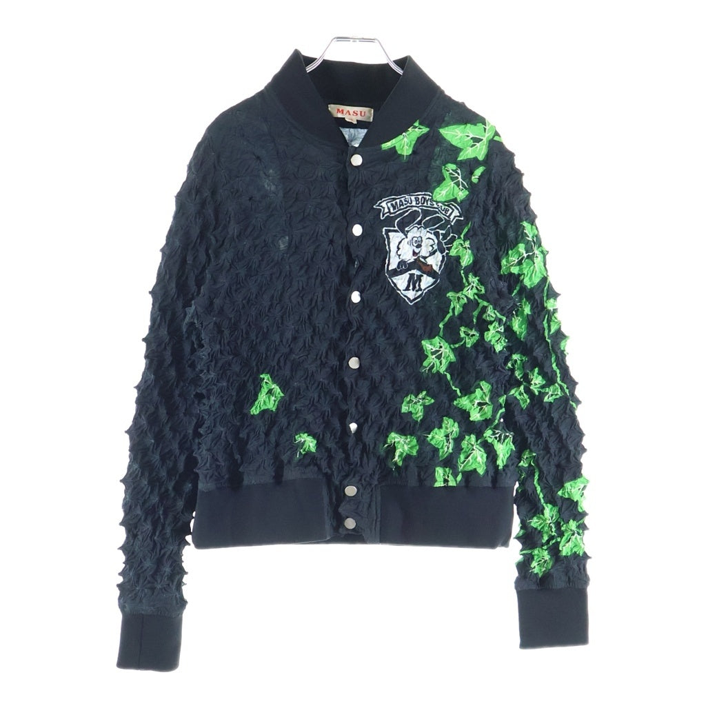 MASU(エムエーエスユー) 25SS ×VERDY M B C SPIKY JACKET ベルディー スパイキージャケット ブラック M25K6BL003