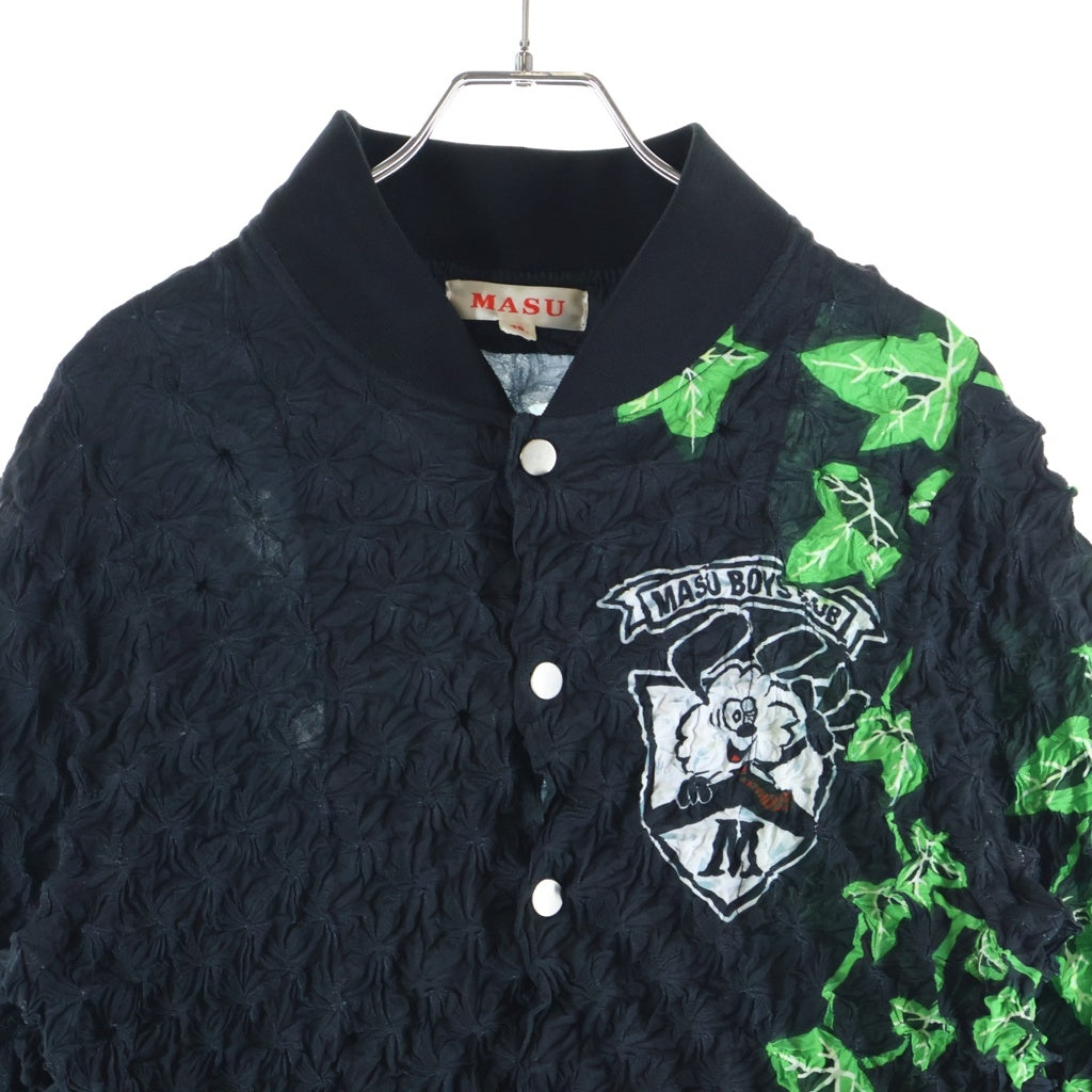 MASU(エムエーエスユー) 25SS ×VERDY M B C SPIKY JACKET ベルディー スパイキージャケット ブラック M25K6BL003