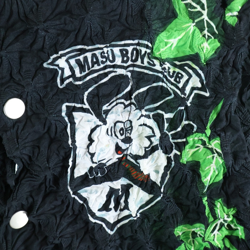 MASU(エムエーエスユー) 25SS ×VERDY M B C SPIKY JACKET ベルディー スパイキージャケット ブラック M25K6BL003