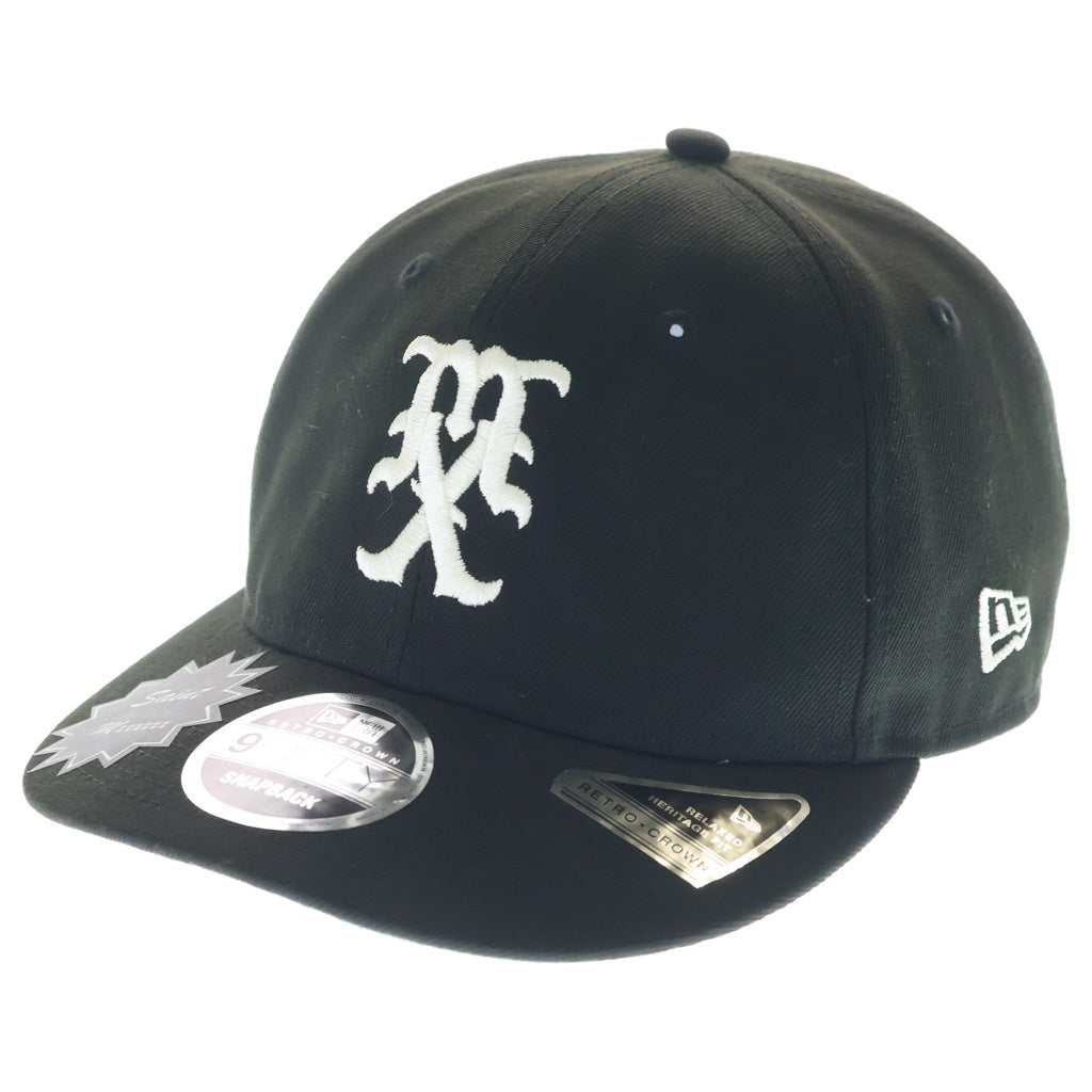 NEW ERA(ニューエラ) 24SS ×SAINT MICHAEL セントマイケル ロゴデザイン ベースボールキャップ 帽子 ブラック