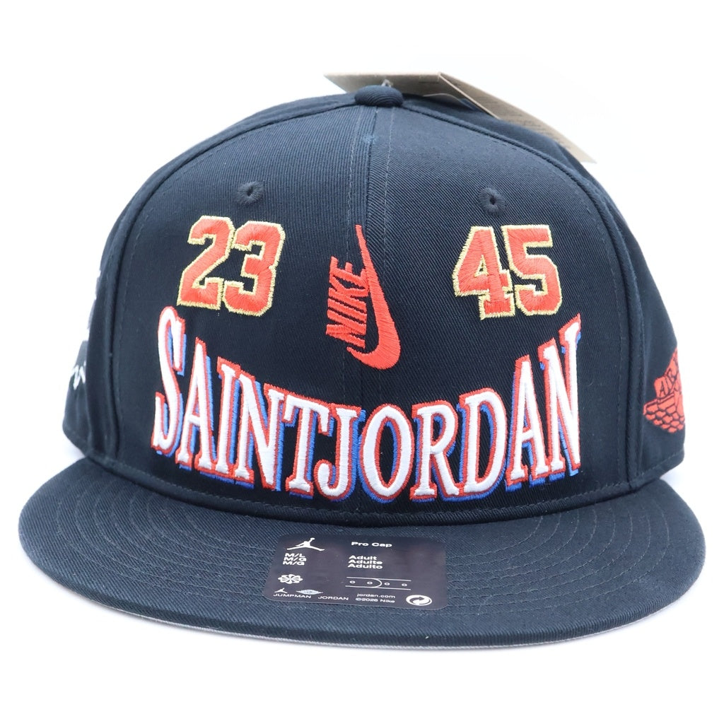 NIKE(ナイキ) ×SAINT MICHAEL JORDAN PRO S FB STM CAP セントマイケル ジョーダン プロ ベースボールキャップ 帽子 ブラック