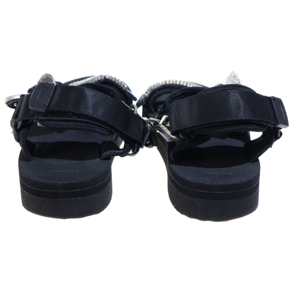 TOGA(トーガ) ×SUICOKE スイコスイ スポーツサンダル ブラック/シルバー OG-022-2TOG2