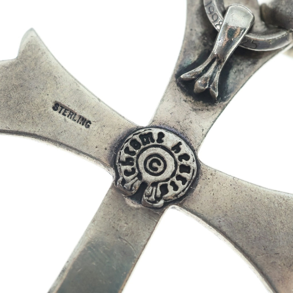 CHROME HEARTS(クロムハーツ) CH CRS LG W/BALE Wベイル ラージCHクロスペンダントトップ シルバー BCA215
