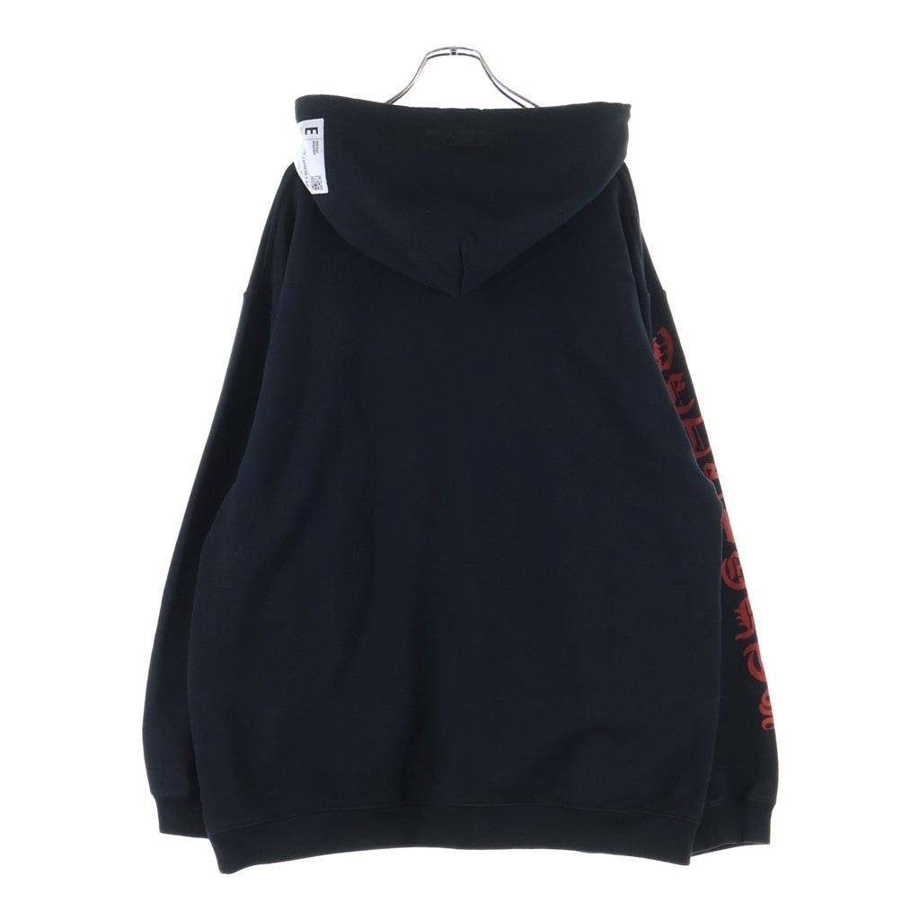 VETEMENTS(ヴェトモン) 20SS Anarchy Hoodie ヴェトモン アナーキーフーディ プルオーバーパーカー プリント ブラック SS20TR312