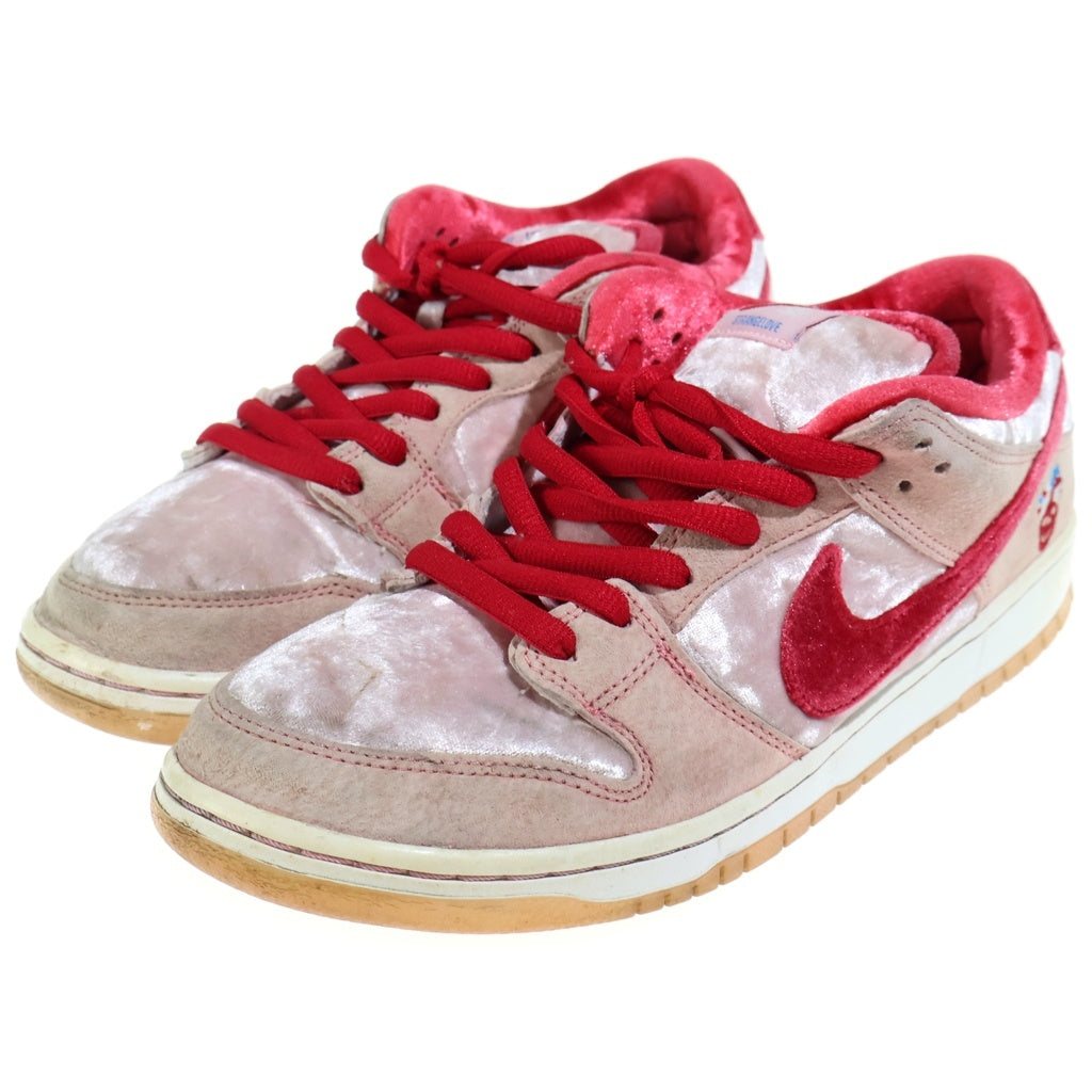 NIKE(ナイキ) ×Strangelove Dunk Low ×ストレンジラブ SB ダンク ロー ローカットスニーカー ピンク US9/27.0cm CT2552-800