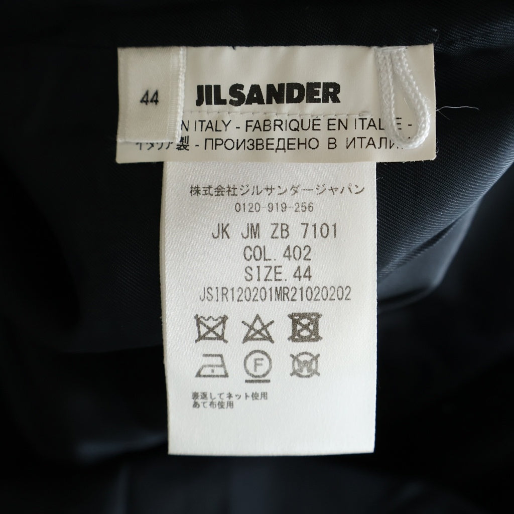 JIL SANDER(ジルサンダー) 20AW ウール チェスターコート ロングコート ネイビー JK JM ZB 7101