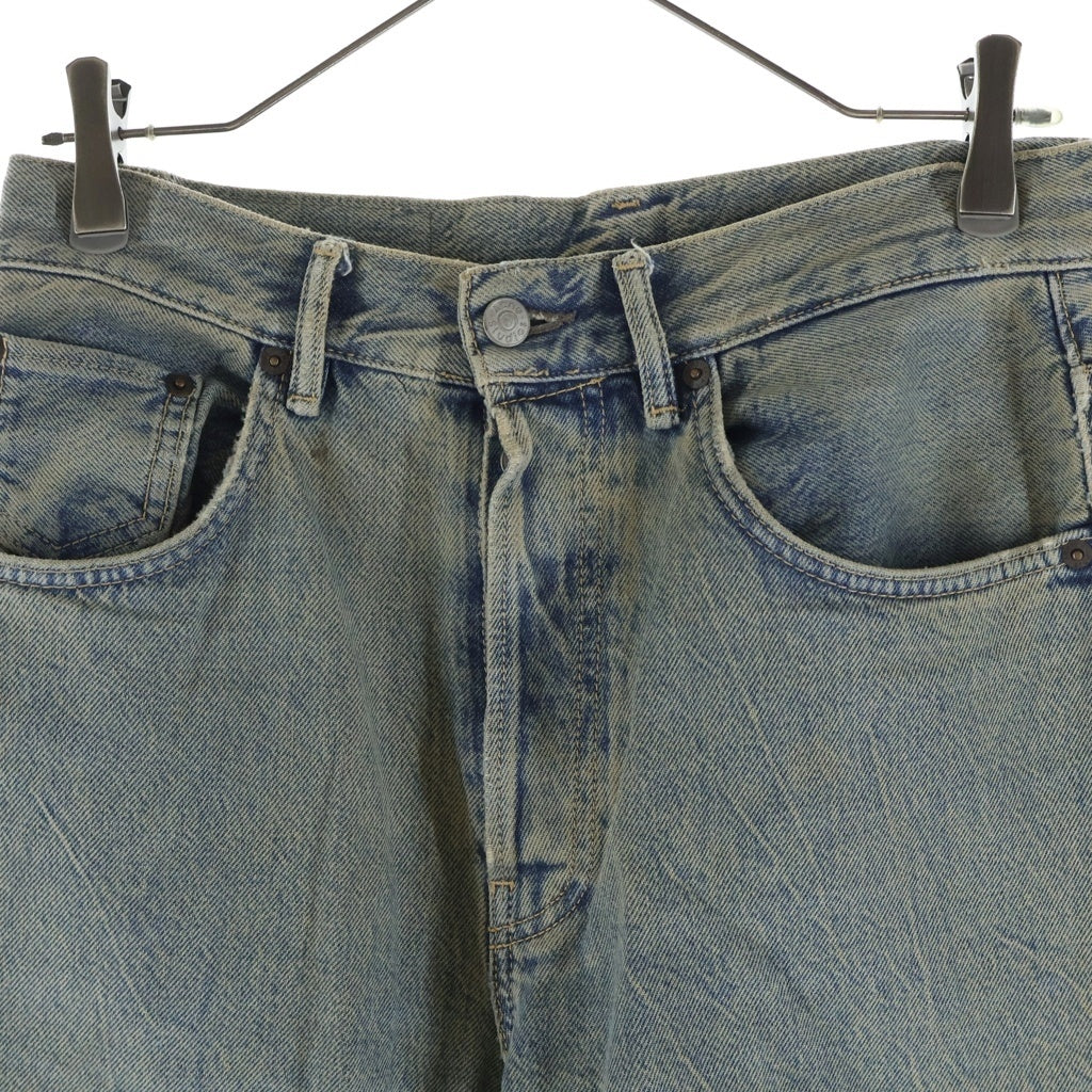 Acne Studios(アクネ ストゥディオズ) 2021 Delta ルーズフィットジーンズ デニムパンツ インディゴ B00338