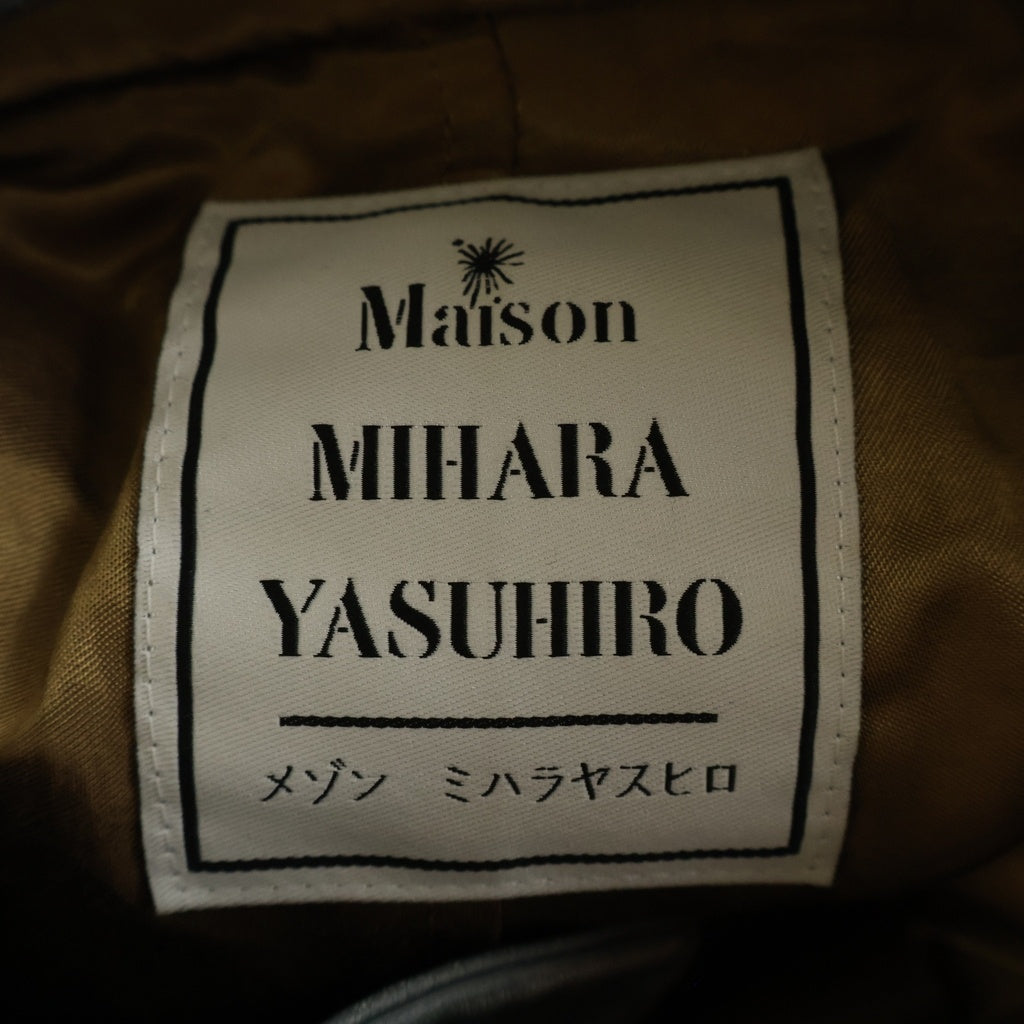 MIHARA YASUHIRO(ミハラヤスヒロ) Amateur Sewn Like Big Zip Jacket アマチュア ソウン ライク ビッグ ジップ ジャケット グレー A14BL071