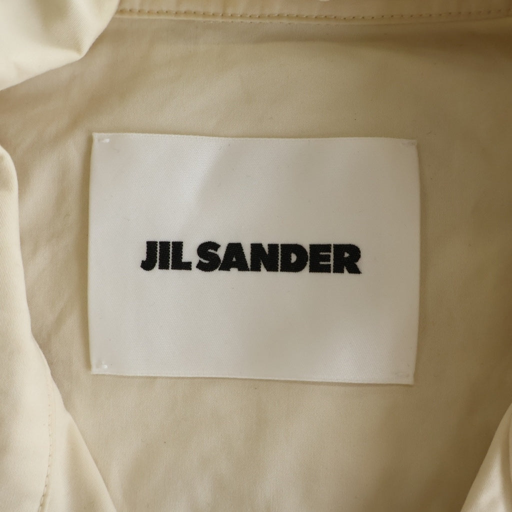 JIL SANDER(ジルサンダー) 24SS ポケット ポプリン半袖シャツ ベージュ J22DL0194