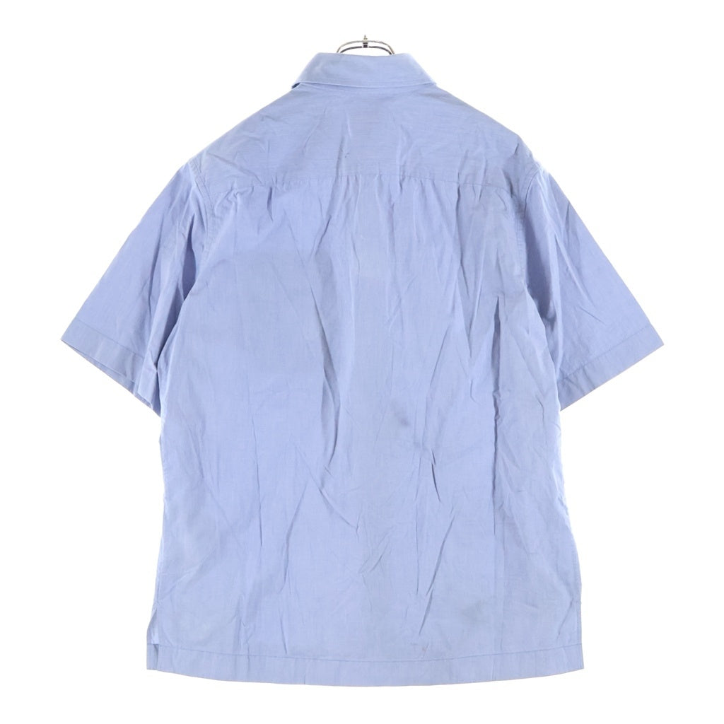 FENDI(フェンディ) ジップポケット コットン半袖シャツ ブルー 12CPF-24-173
