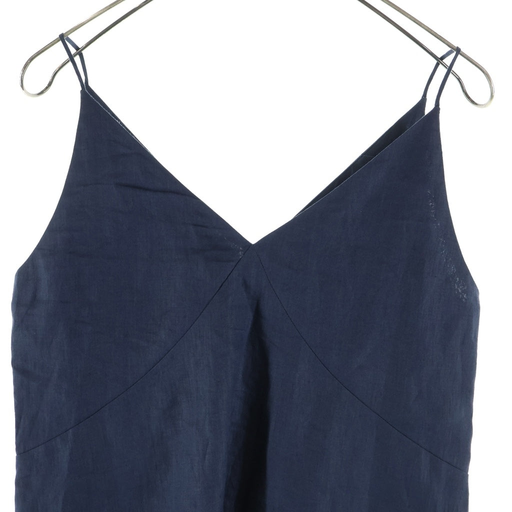 MADISONBLUE(マディソンブルー) レースアップ リネン キャミソールワンピース ネイビー VOLUME LACE OP LINEN MB261-4001 レディース