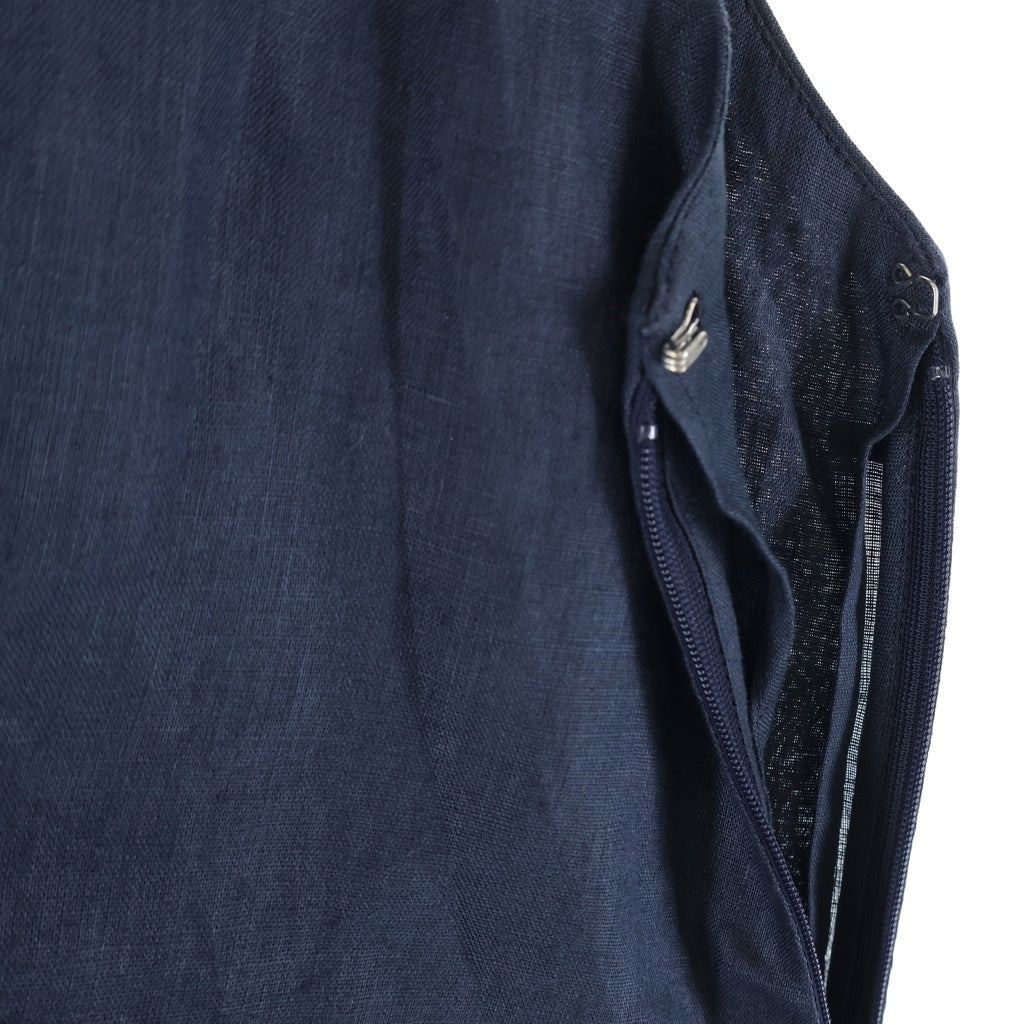MADISONBLUE(マディソンブルー) レースアップ リネン キャミソールワンピース ネイビー VOLUME LACE OP LINEN MB261-4001 レディース