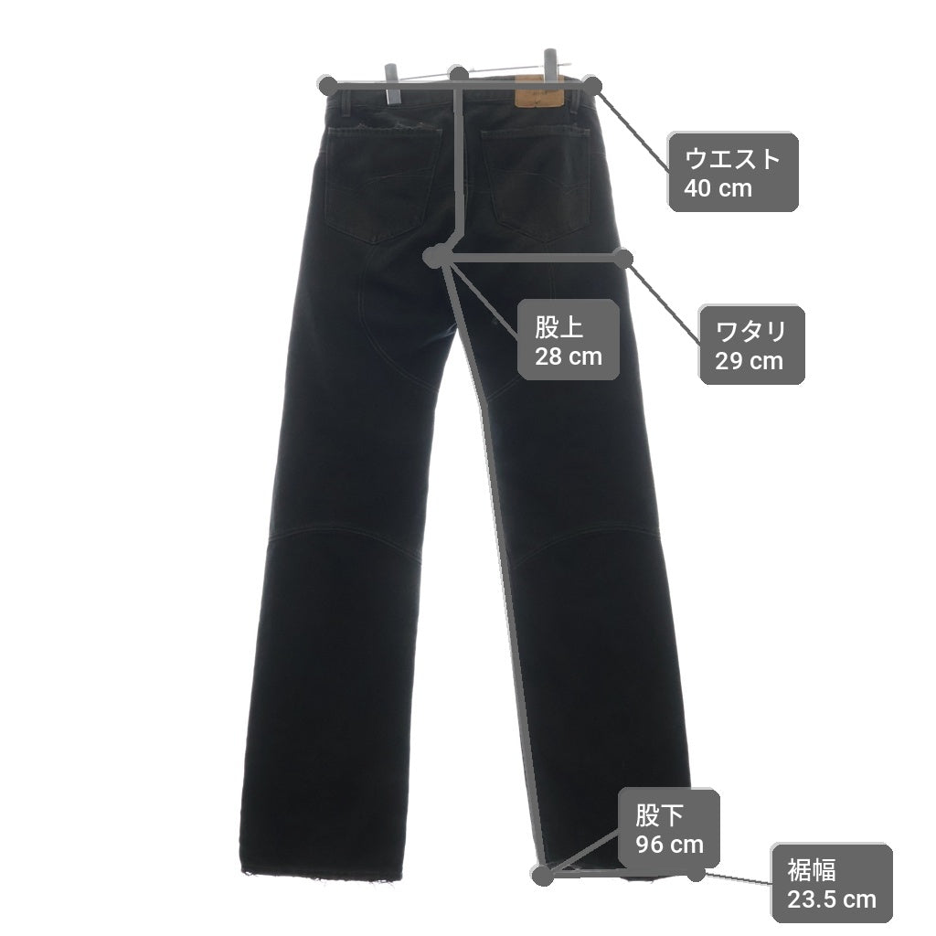 BALENCIAGA(バレンシアガ) 25SS Lowrise Denim Pants ローライズ デニムパンツ ブラック 833433