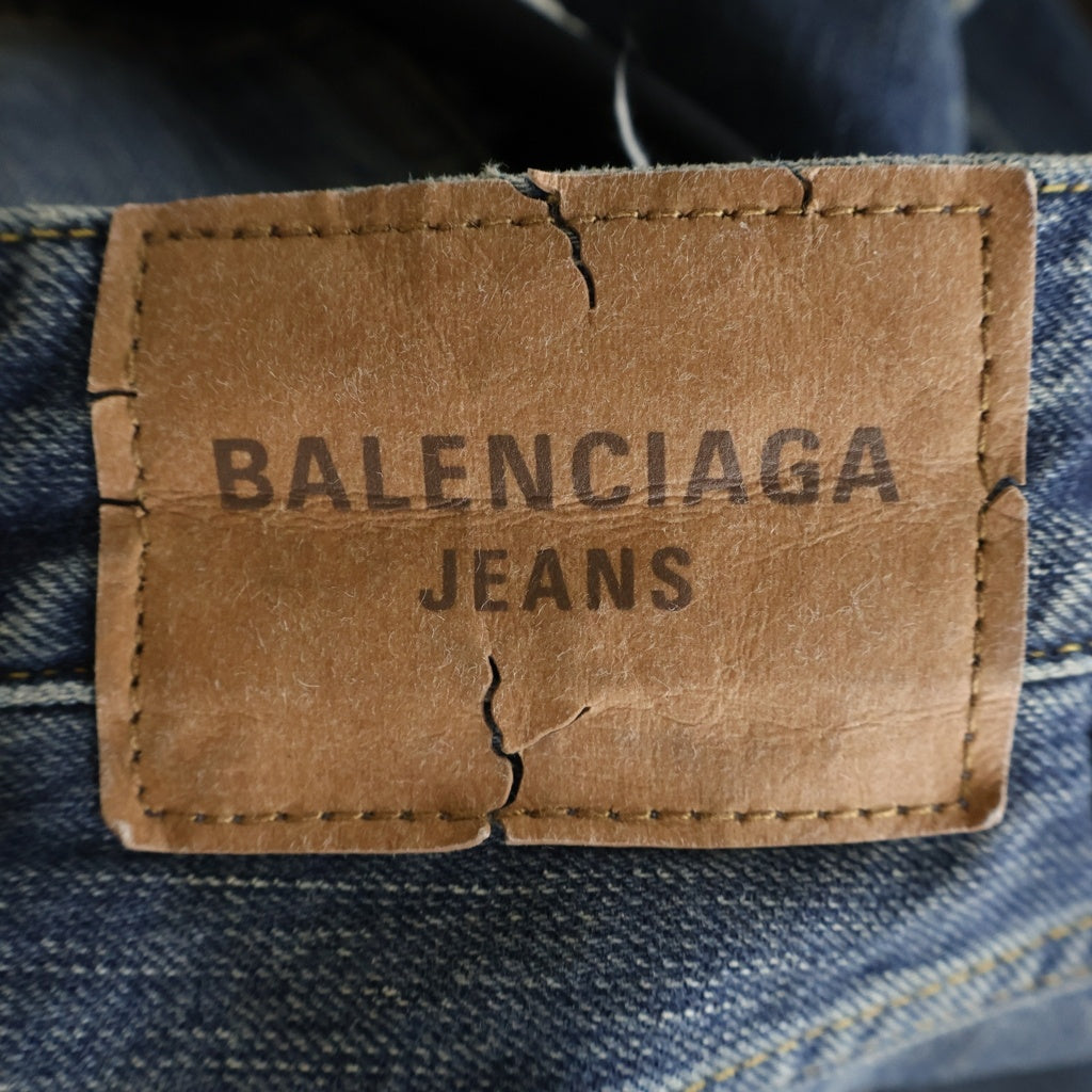 BALENCIAGA(バレンシアガ) Cut Up Tracksuit Pants カットアップ トラックスーツ パンツ インディゴ 831176TSW71