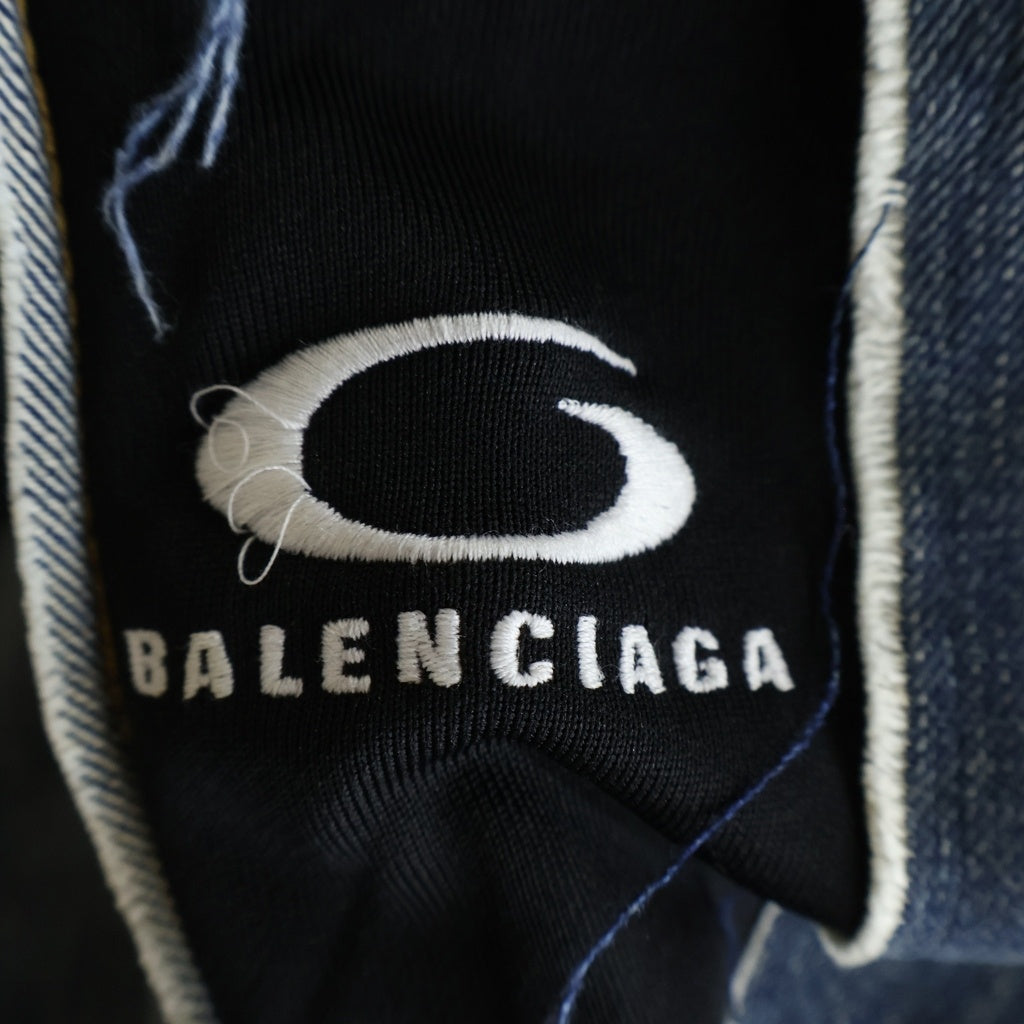 BALENCIAGA(バレンシアガ) Cut Up Tracksuit Pants カットアップ トラックスーツ パンツ インディゴ 831176TSW71