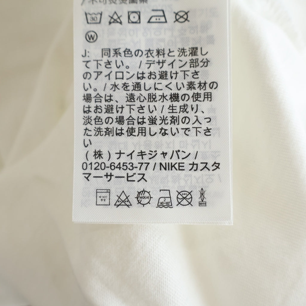 SAINT MICHAEL(セントマイケル) 26SS × NIKE ナイキ 両面プリント クルーネック 半袖Tシャツ ホワイト FV4716-100