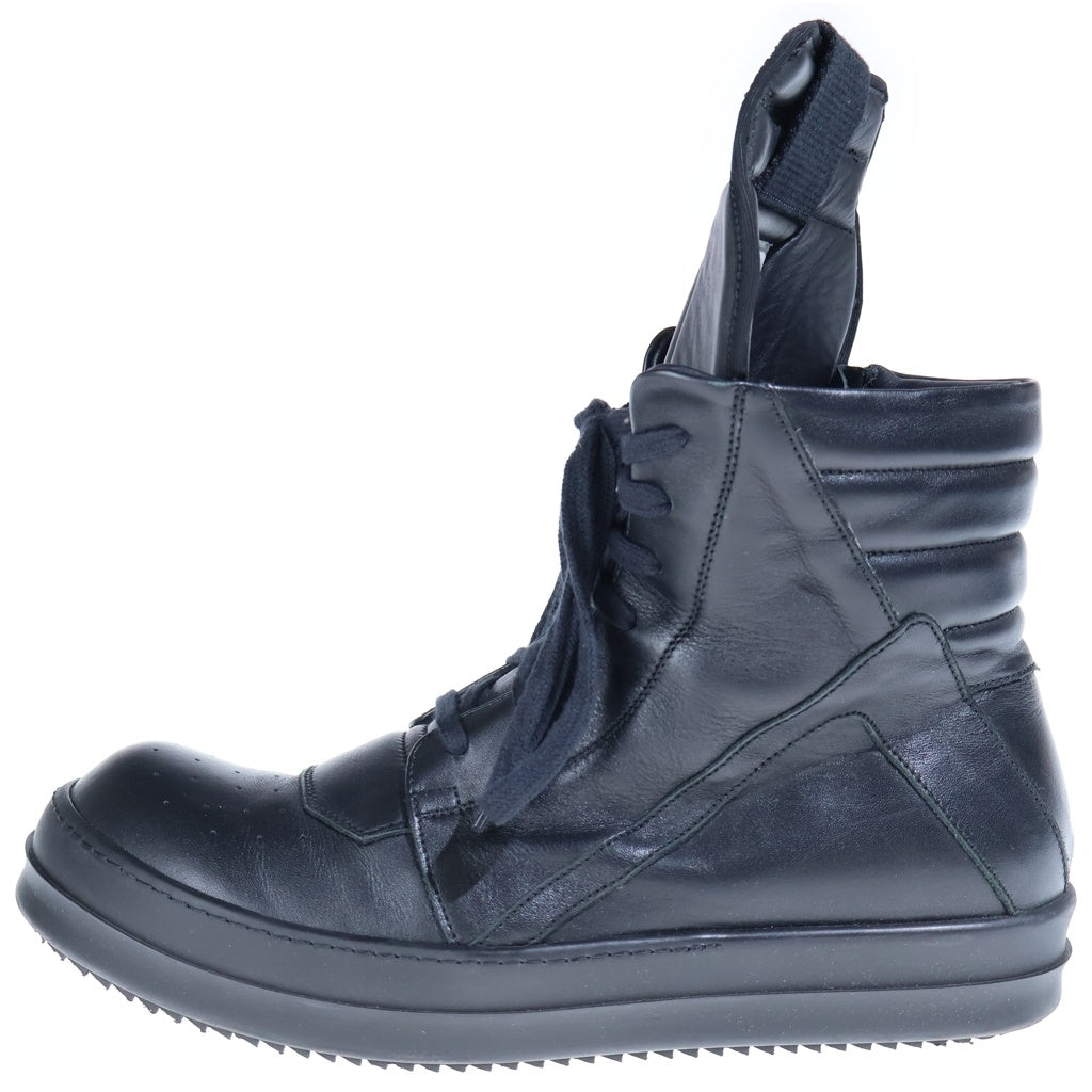 Rick Owens(リックオウエンス) 25SS GEOBASKET ジオバスケット ハイカットスニーカー ブラック RU15S4894