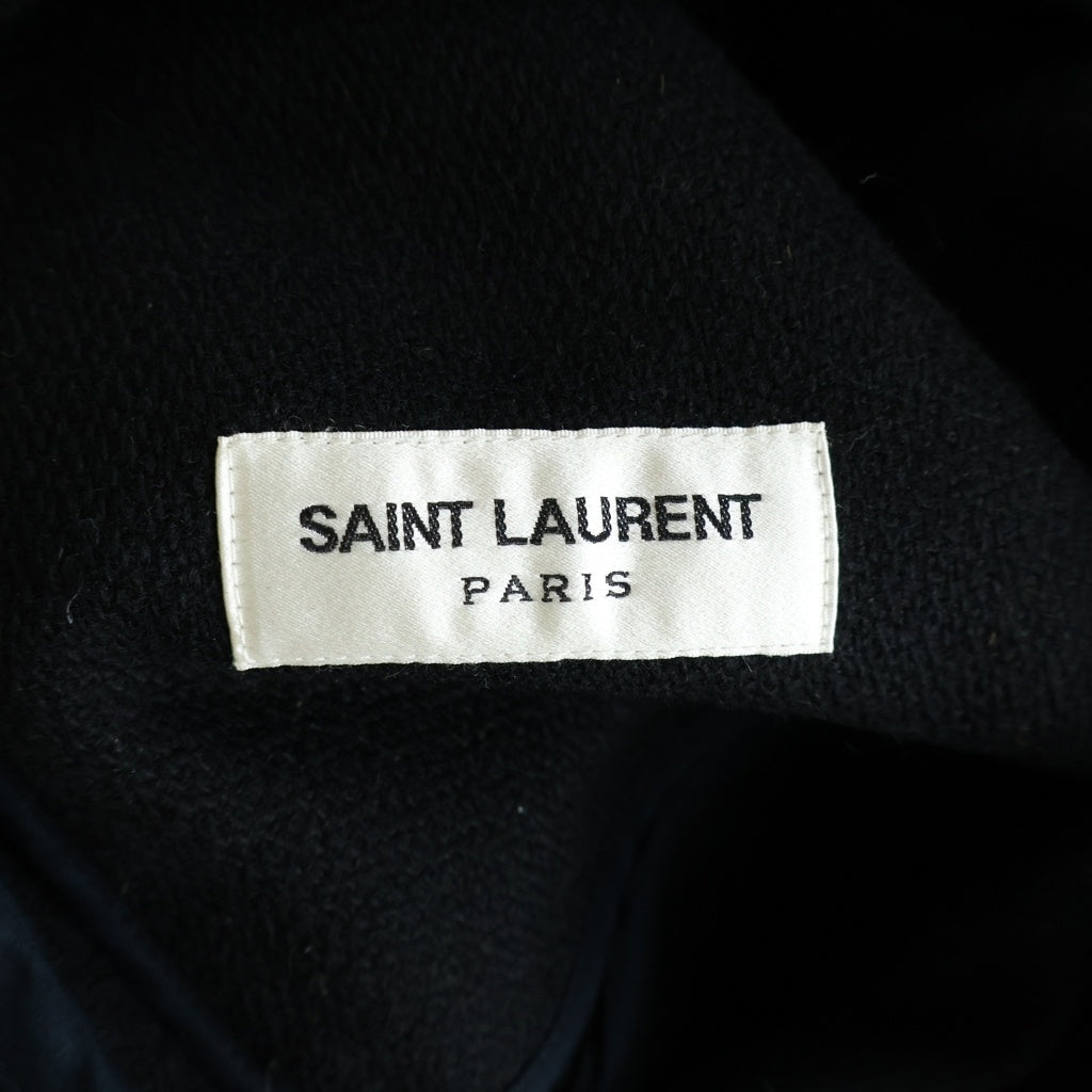 SAINT LAURENT PARIS(サンローランパリ) ウール ジップアップ テディジャケット ブラック 467334 Y213Q