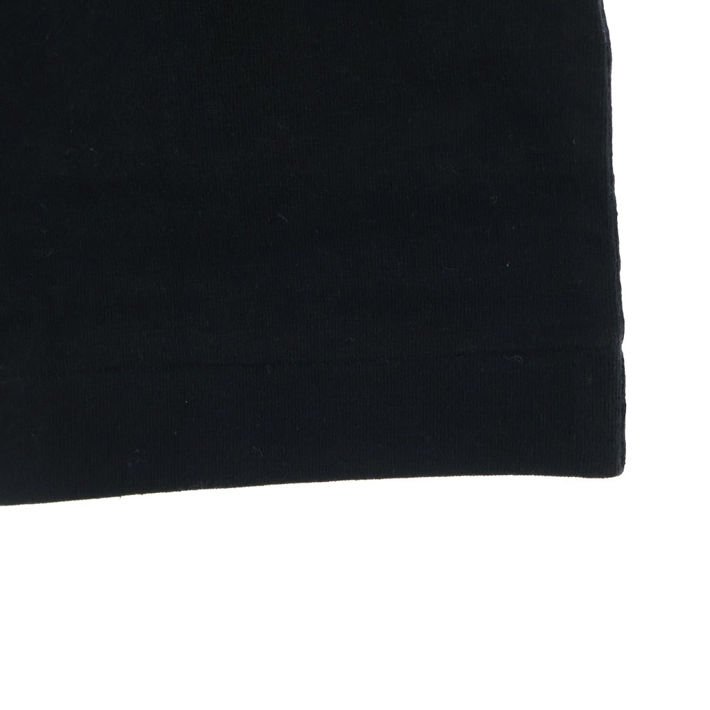 PLAY COMME des GARCONS(プレイコムデギャルソン) BIACK EMBLEM ON THE BACK ハートロゴ刺繍 クルーネック カットソー 半袖Tシャツ ブラック AX-T341
