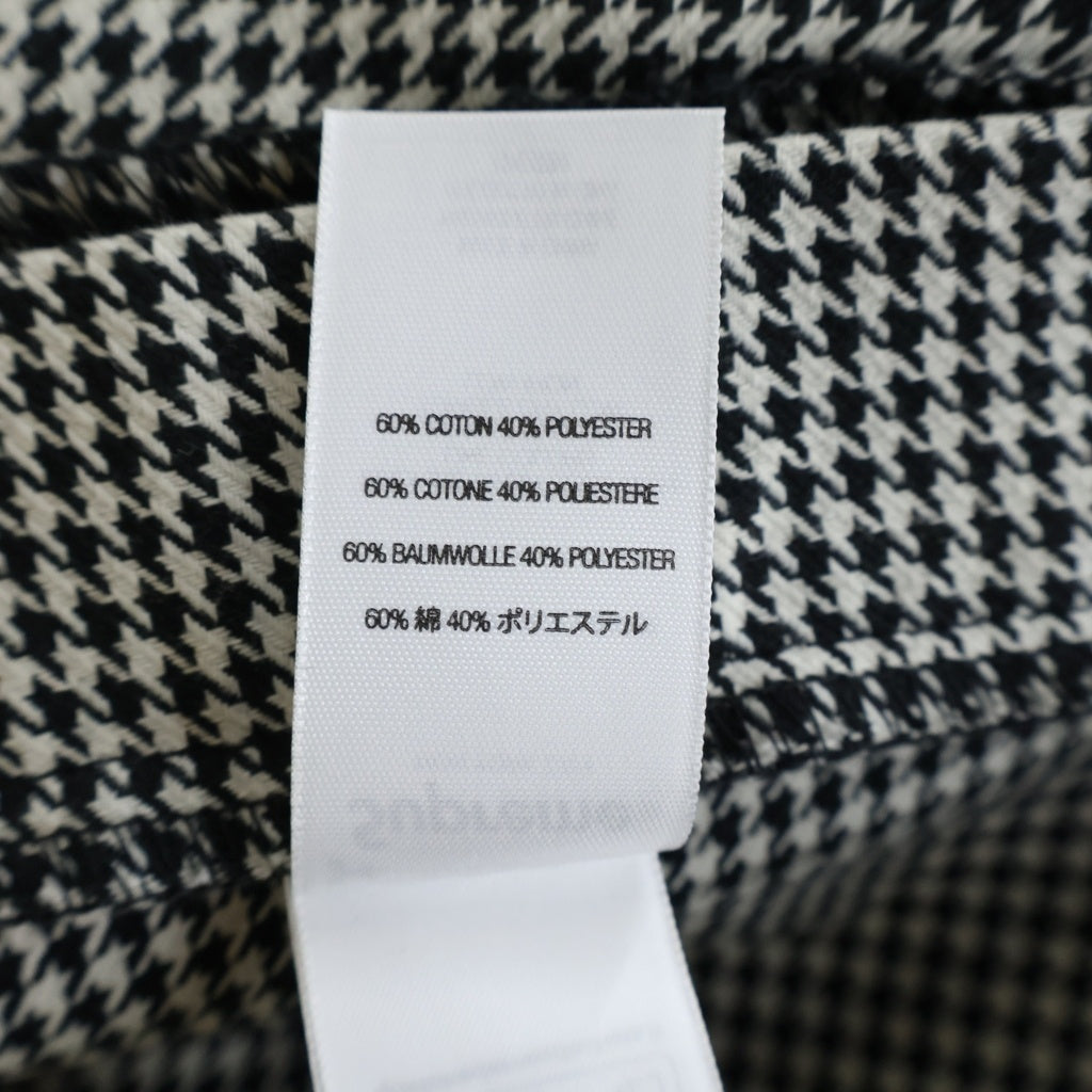 SUPREME(シュプリーム) 25SS Work Shorts 千鳥柄 ハーフ ワーク ショートパンツ ブラック/ホワイト