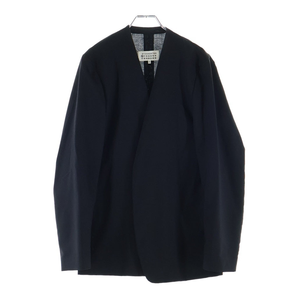 Maison Margiela(メゾンマルジェラ) 18SS NO COLLAR JACKET ノーカラー テーラードジャケット ブラック S50BN0336