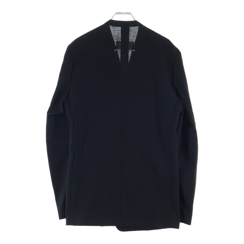 Maison Margiela(メゾンマルジェラ) 18SS NO COLLAR JACKET ノーカラー テーラードジャケット ブラック S50BN0336