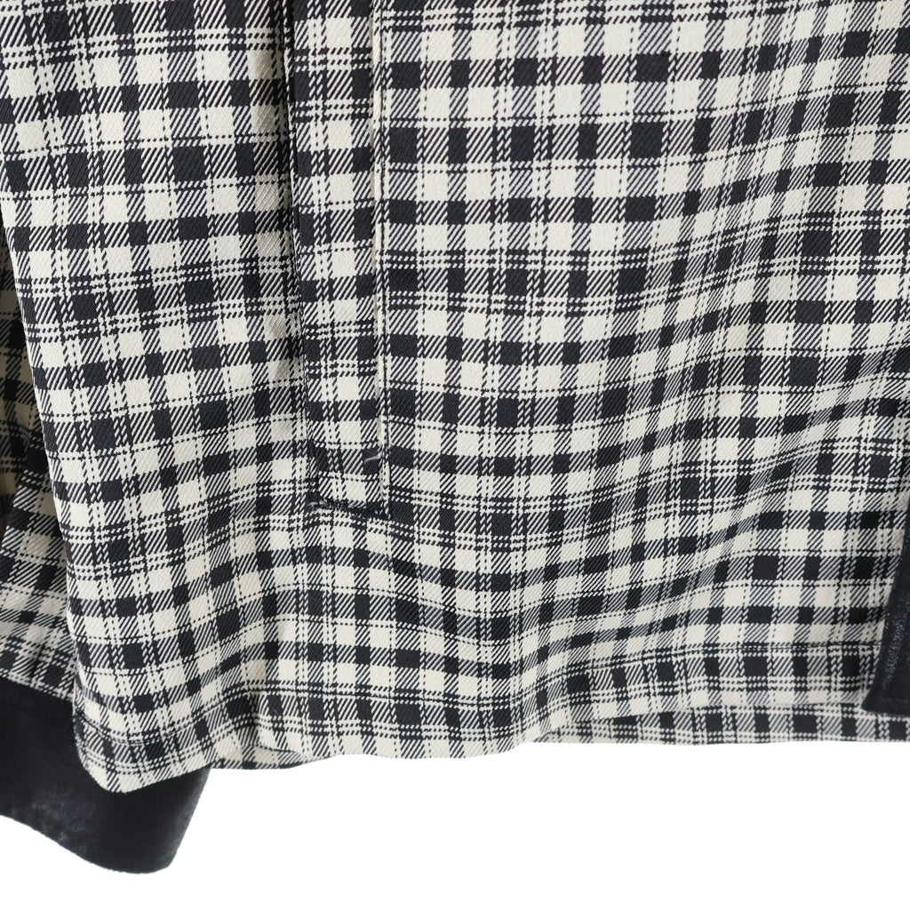 BREATH(ブレス) NEWRICH CHECK SHIRT JACKET ニューリッチチェック長袖シャツジャケット ブラック/ホワイト BR25SS-S2003