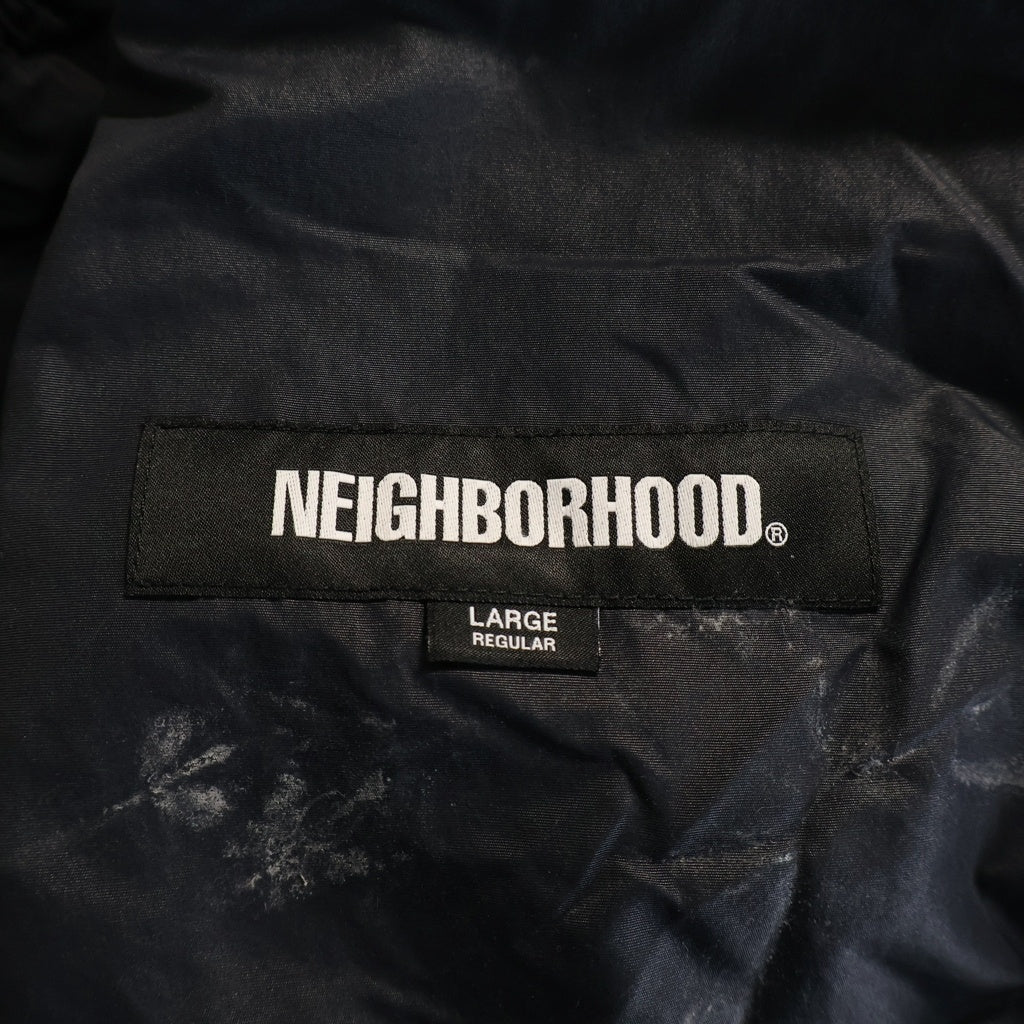 NEIGHBORHOOD(ネイバーフッド) 25SS TRACK PANTS 251TSNH-PYM07 ロゴプリント ナイロン トラックパンツ ブラック 251TSNH-PTM07