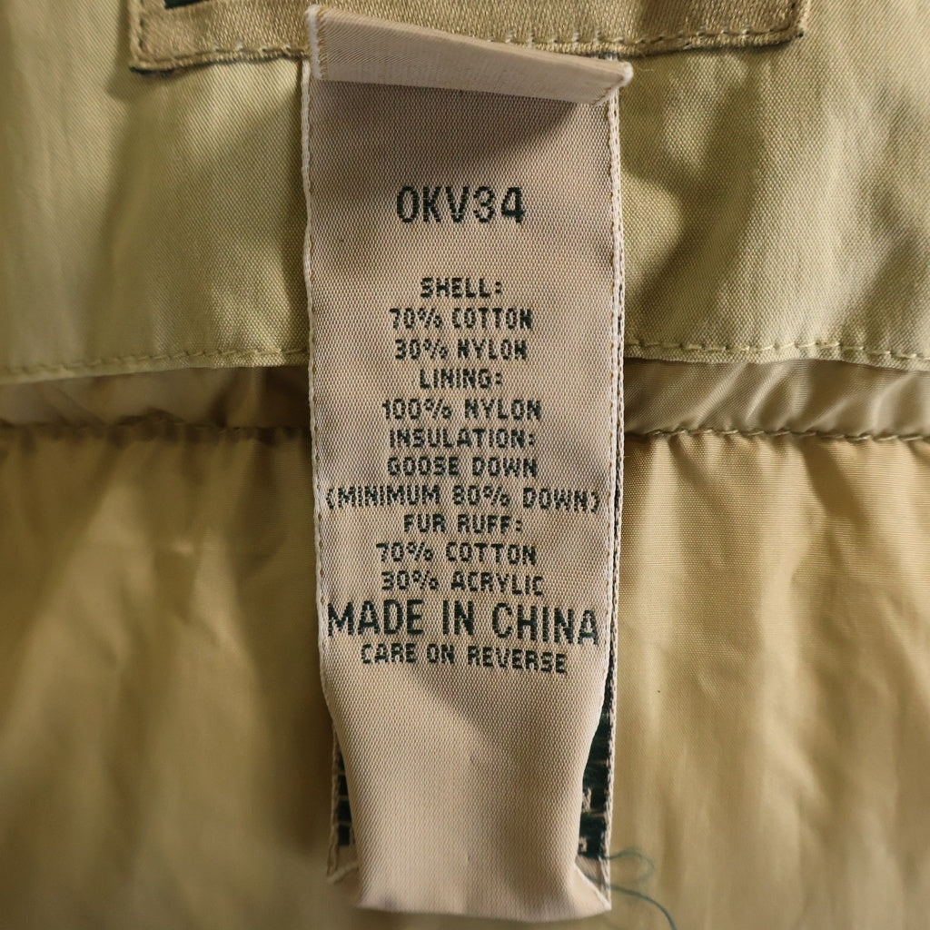 L.L.Bean(エルエルビーン) ファー付き フーデッド ダウンコートジャケット ベージュ OKV34
