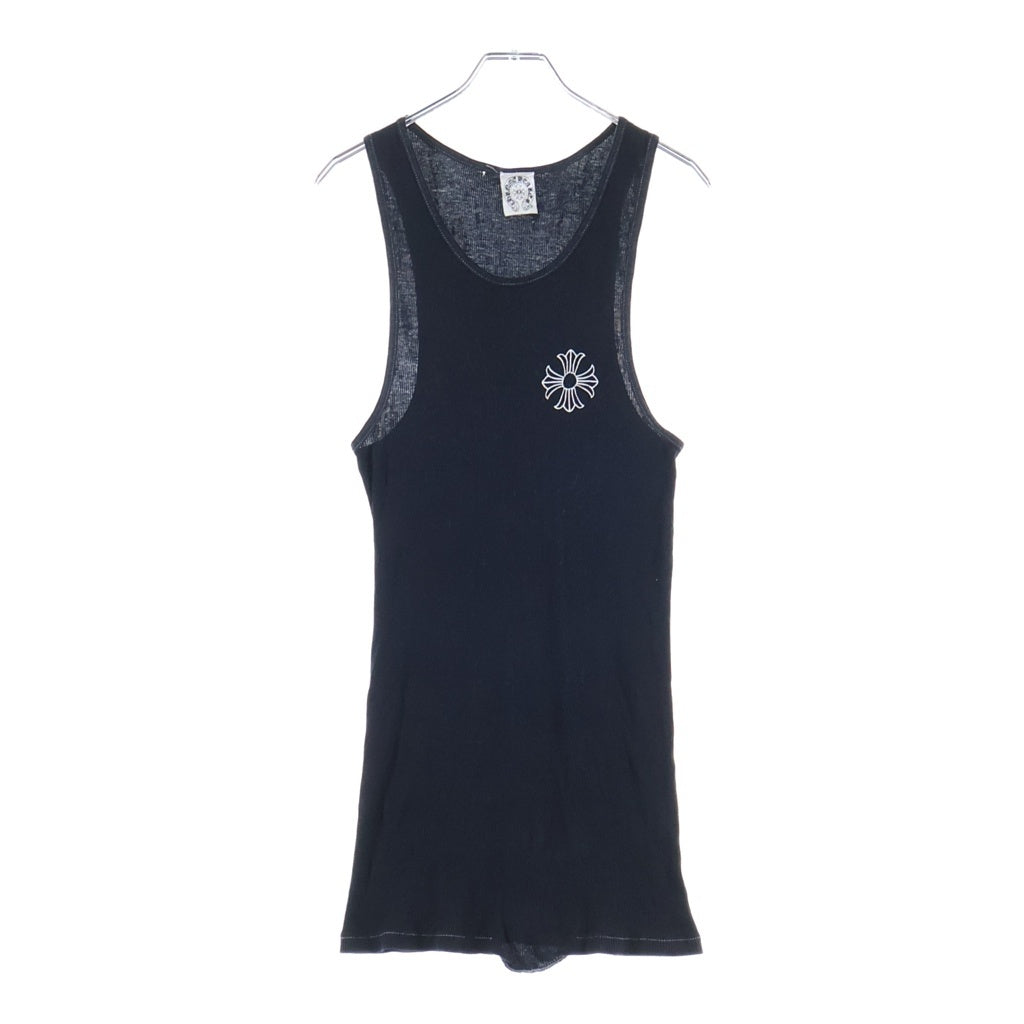 CHROME HEARTS(クロムハーツ) OLD RIB TANK TOP マリブ限定 CHプラス タンクトップ カットソー ブラック