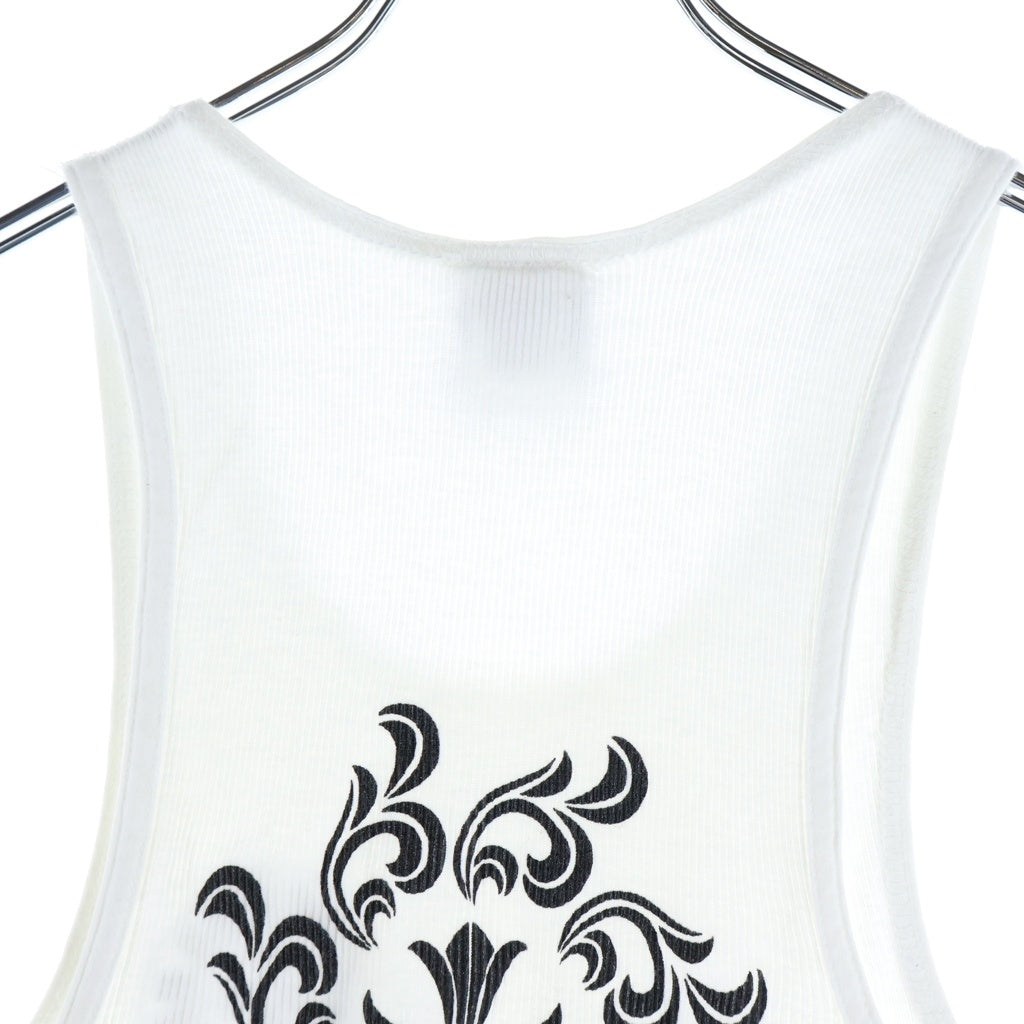 CHROME HEARTS(クロムハーツ) OLD RIB TANK ホノルル限定 バックプリント タンクトップ ホワイト