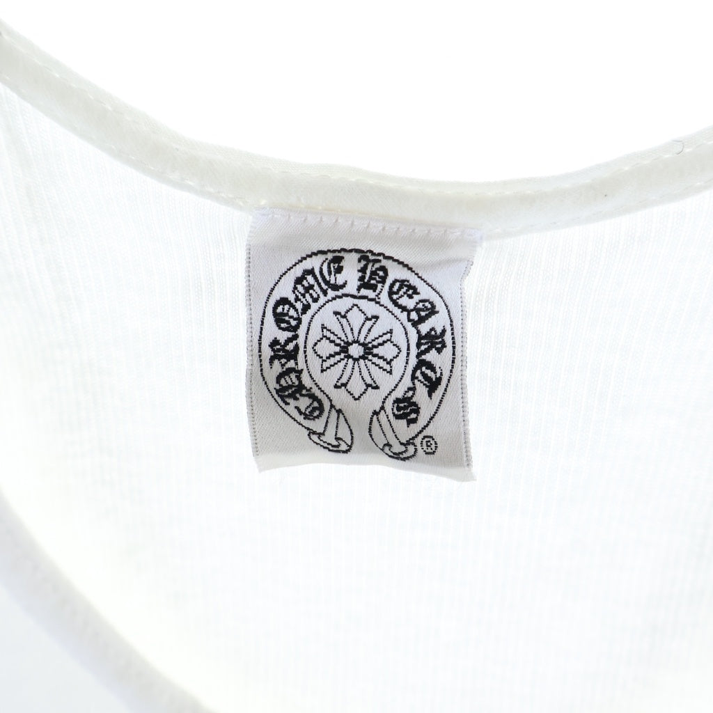 CHROME HEARTS(クロムハーツ) OLD RIB TANK ホノルル限定 バックプリント タンクトップ ホワイト