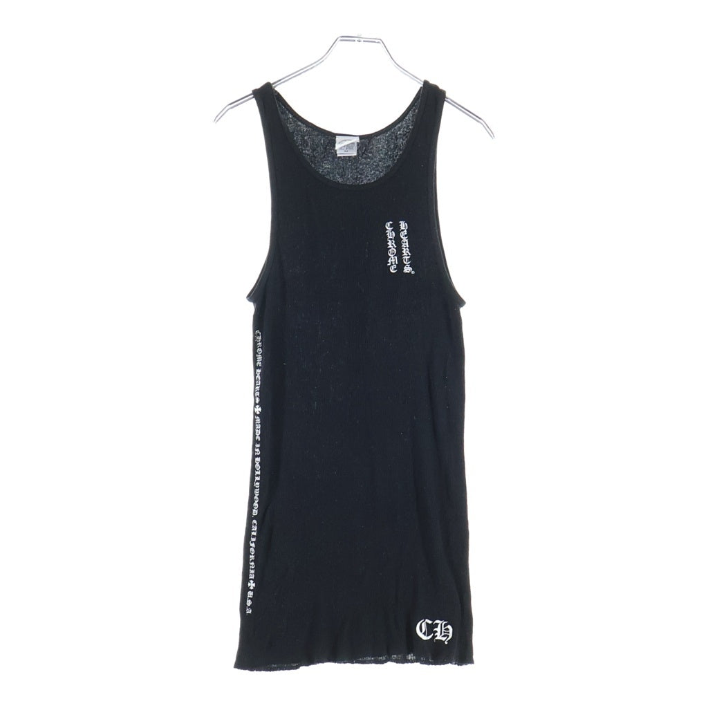 CHROME HEARTS(クロムハーツ) OLD FLORAL RIB TANK フローラル リブ タンクトップ カットソー ブラック