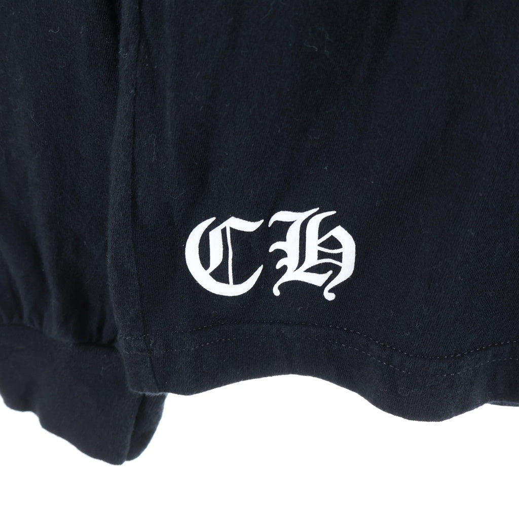 CHROME HEARTS(クロムハーツ) CH PLUS L/S TEE アームプリント 長袖Tシャツ ロンT カットソー ブラック
