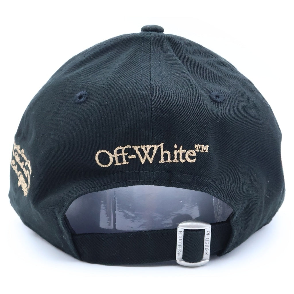 NEW ERA(ニューエラ) ×OFF WHITE ×AC MILAN 2024 オフホワイト エーシーミラン ベースボールキャップ 帽子 ブラック