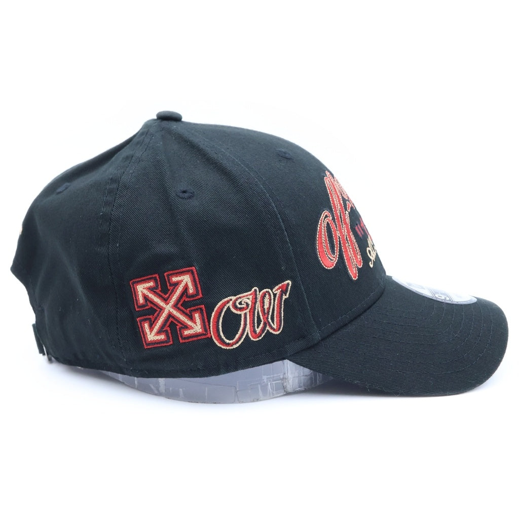 NEW ERA(ニューエラ) ×OFF WHITE ×AC MILAN 2024 オフホワイト エーシーミラン ベースボールキャップ 帽子 ブラック